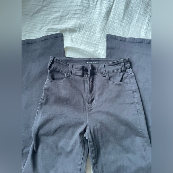 Boston Proper dark wide leg jeans - Picture 1 of 9